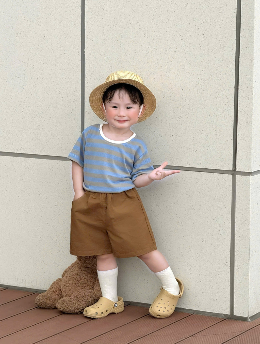 Áo thun sọc tay ngắn mùa hè cho mẹ và bé