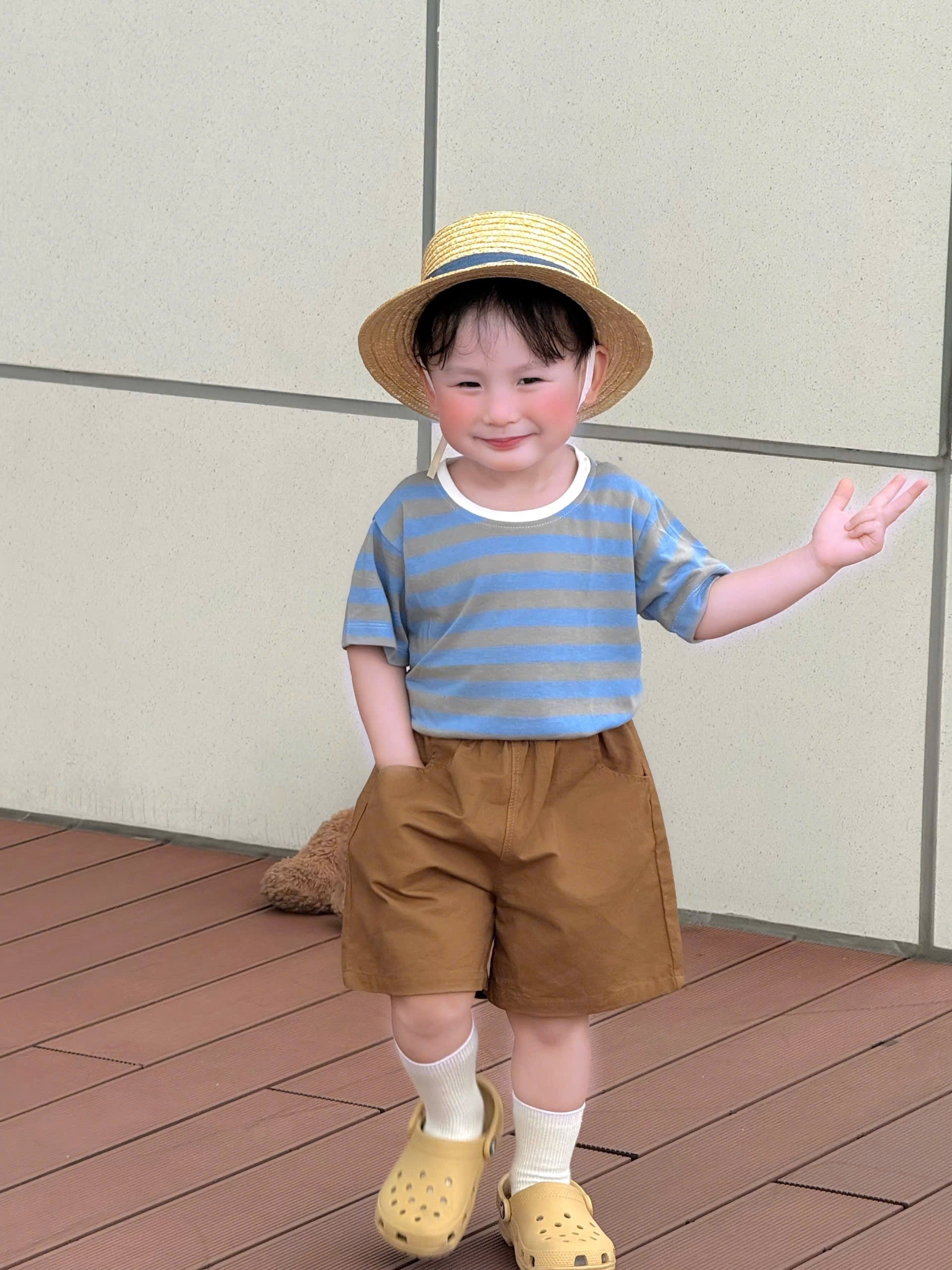 Áo thun sọc tay ngắn mùa hè cho mẹ và bé